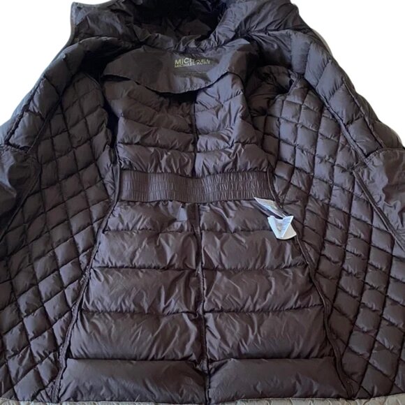Michael Kors beige packable quilted puffer jacket size M - Picture 3 of 12